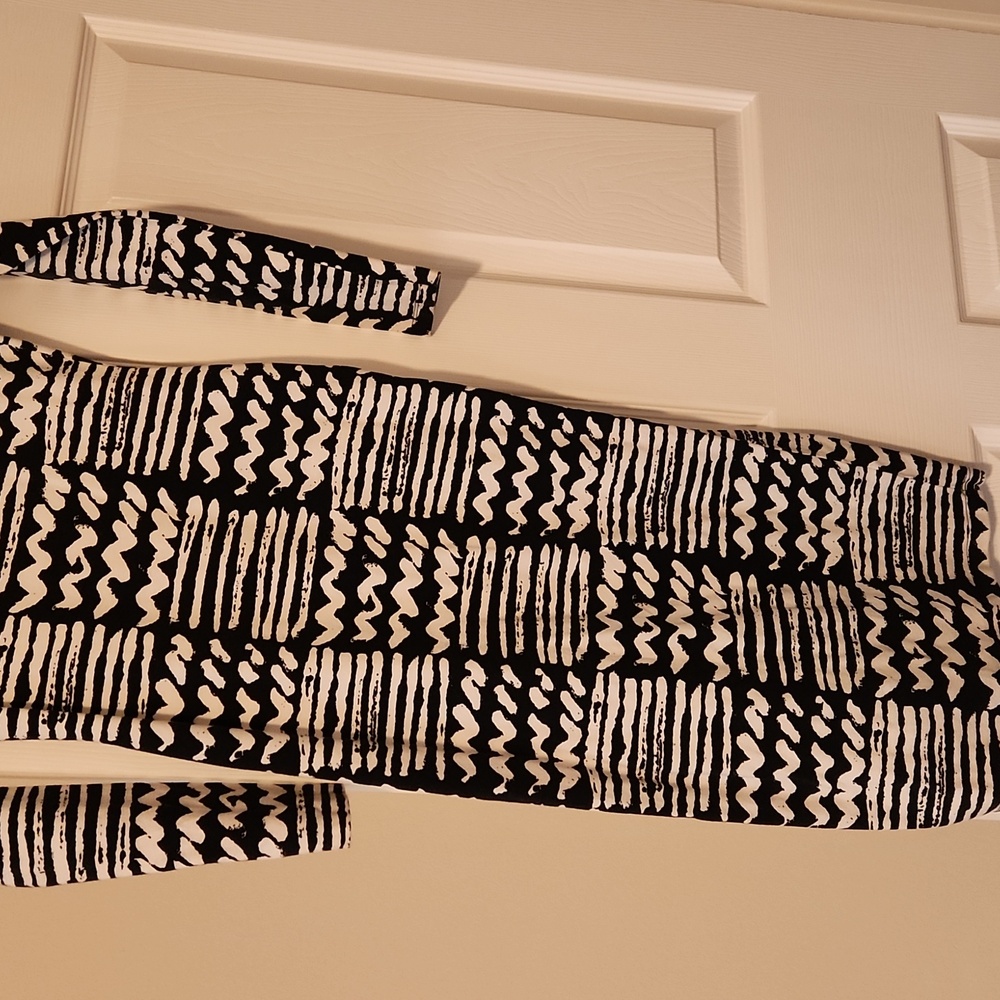 ASOS Monochrome Zigzag Dress